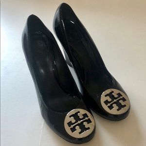 Tory Burch Classic Black Wedge Heel